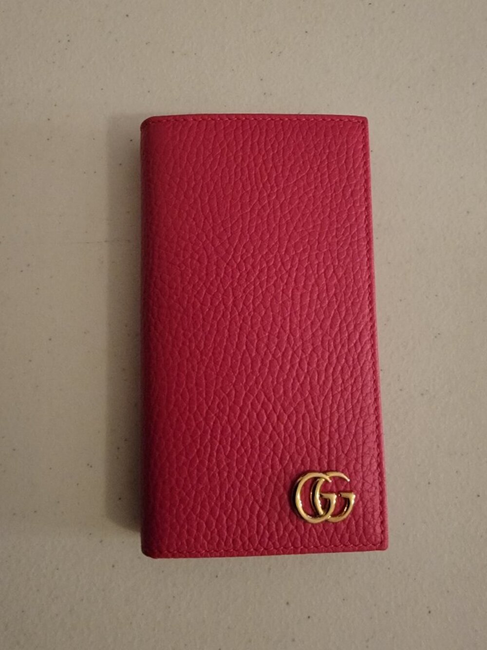 Authentic Gucci GG Marmont Pink Leather iPhone 7/8 Wallet Case NWT